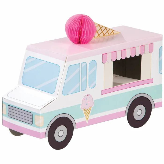 ICE CREAM PARTY VAN 3D CENTREPIECE