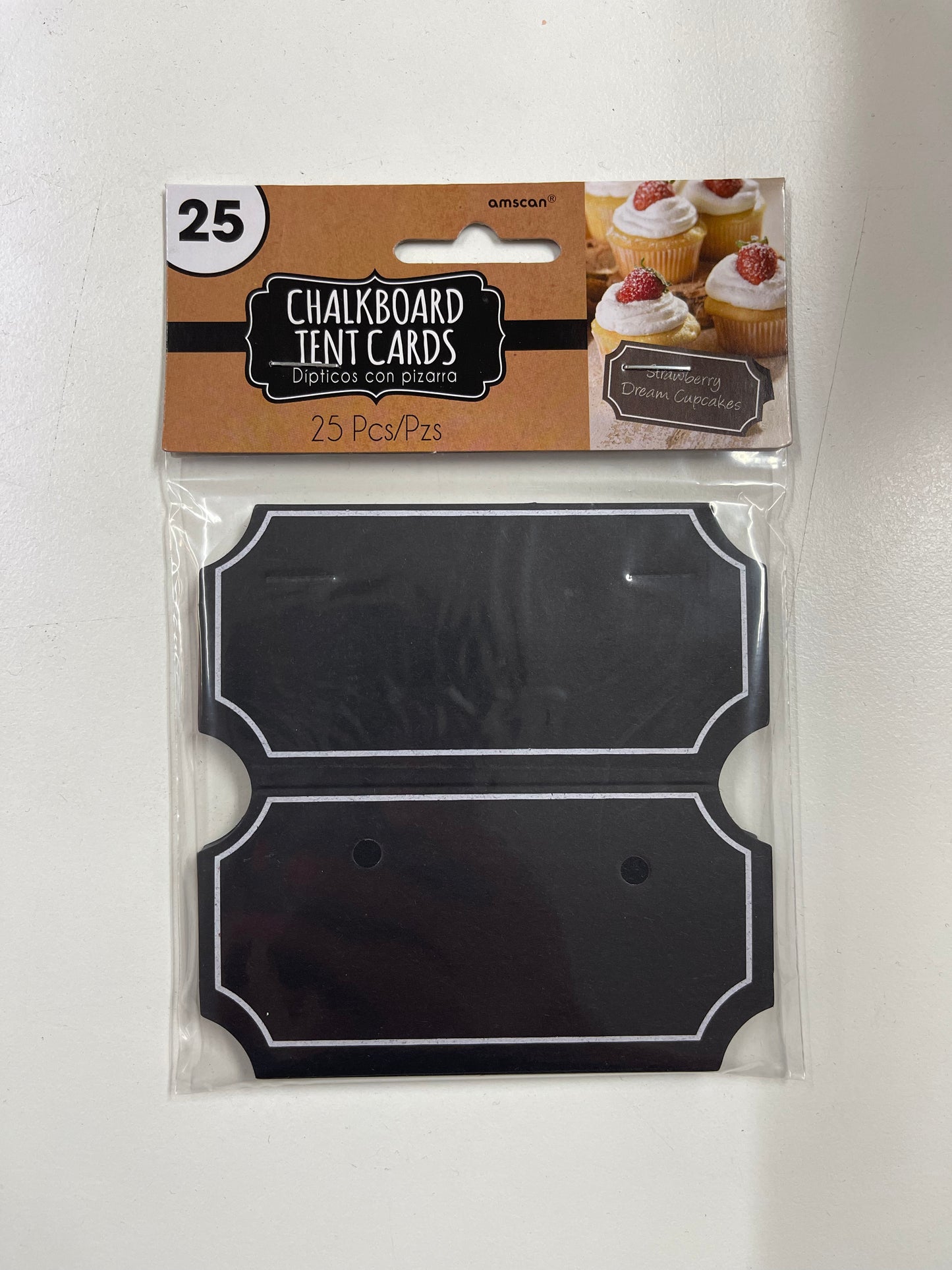 CHALKBOARD TENT CARDS PK25