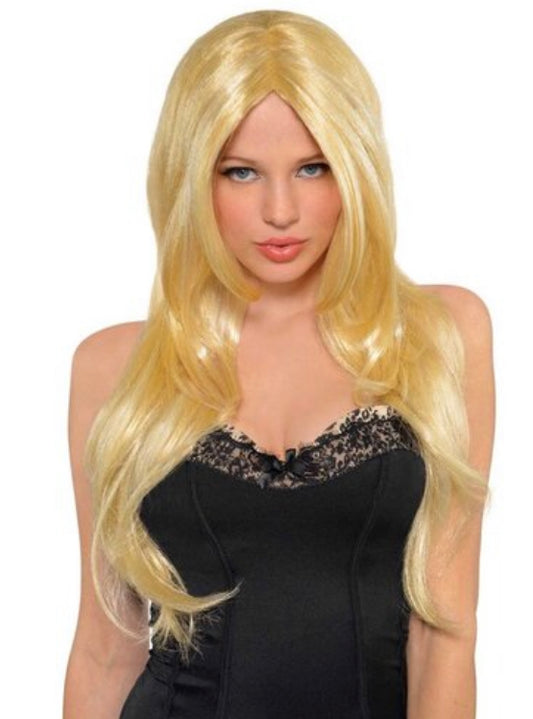 Honey blonde wig