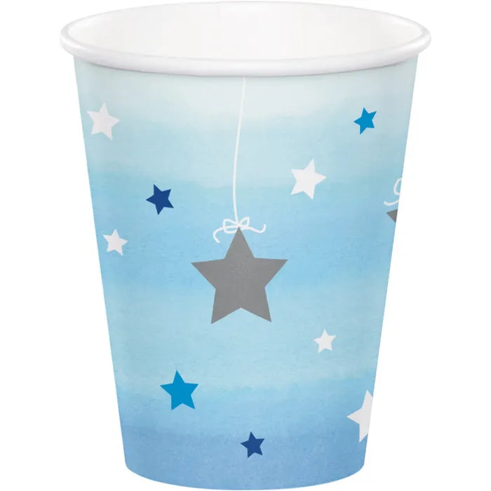 ONE LITTLE STAR BOY PAPER CUPS (PACK OF 8)