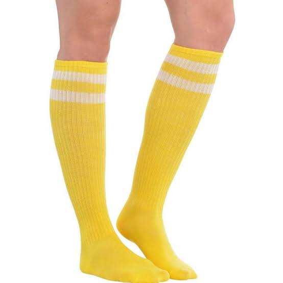 YELLOW KNEE HIGH SOCKS
