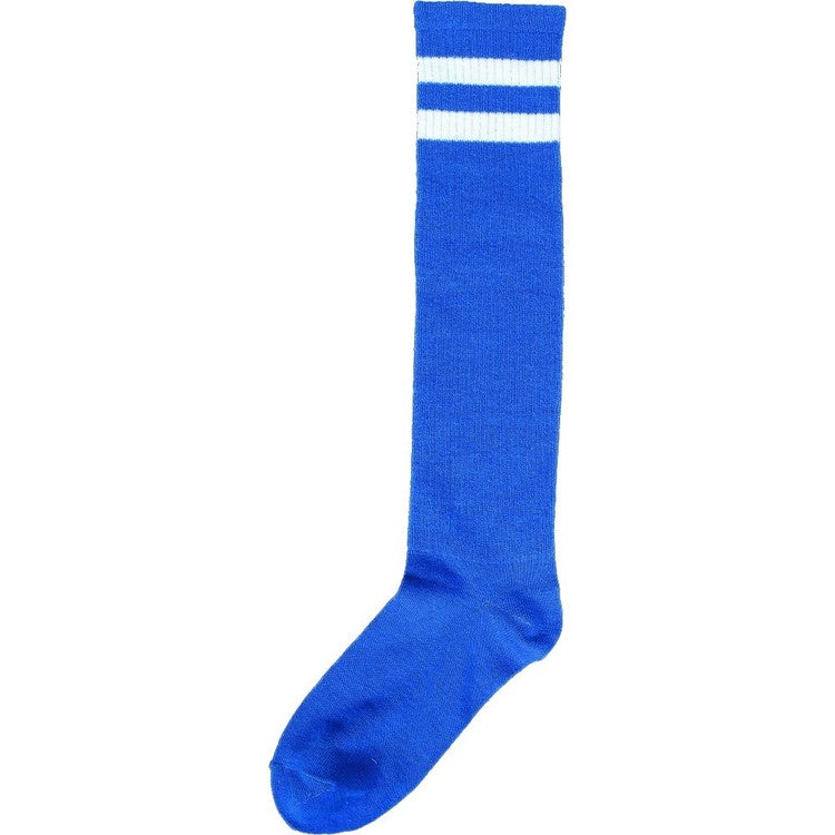 BLUE KNEE HIGH SOCKS