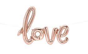 LOVE Script Foil Balloon