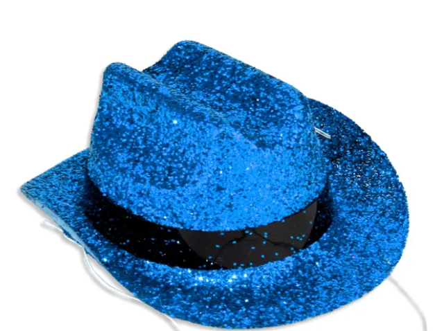 BLUE MINI COWBOY HAT