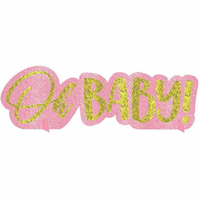 Oh Baby Table Decoration (Pink)