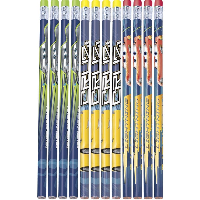 CARS 3 PENCILS (PACK OF 12)