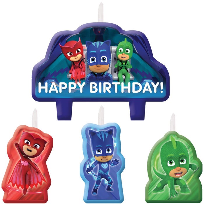 Pj Masks candles ( set of 4)