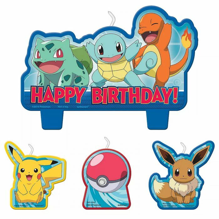 Pokemon Moulded Candle Set
