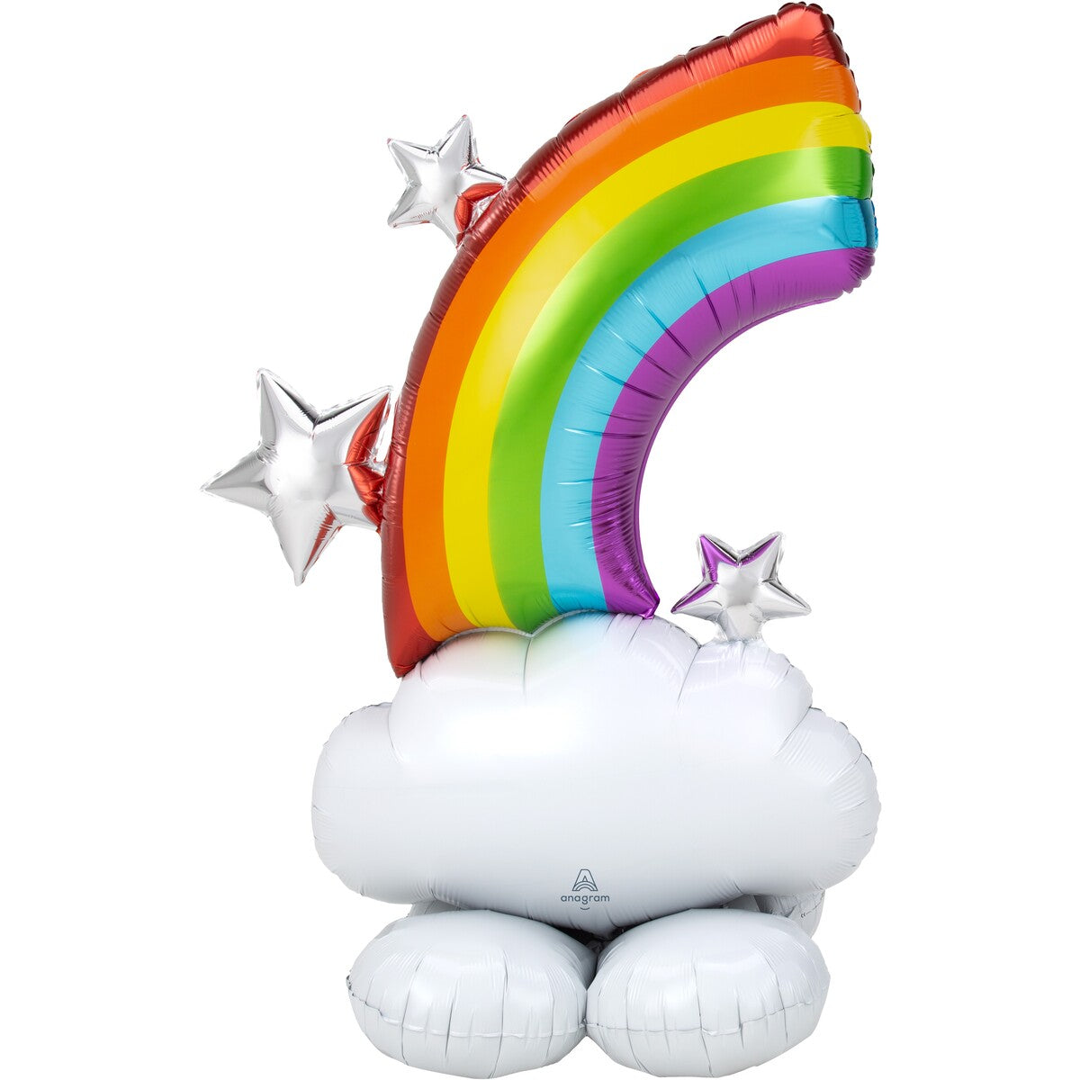 AirLoonz Rainbow & Clouds Foil Balloon
