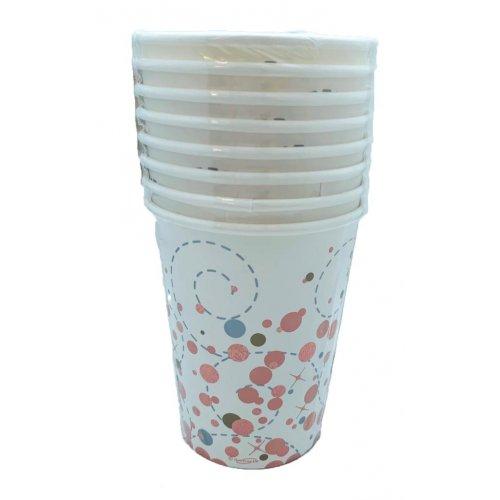 SPARKLING FIZZ ROSE GOLD BIRTHDAY PAPER CUPS (PACK OF 8)