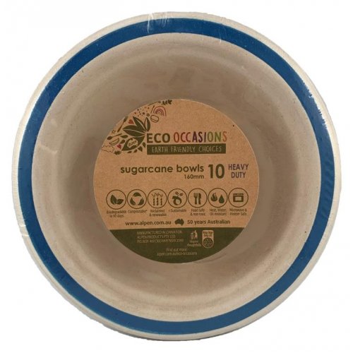 Sugarcane Bowls 160mm Royal Blue P10