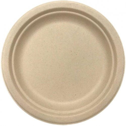 Sugarcane Dinner Plates 230mm Natural P10