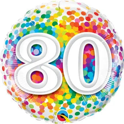 80th Birthday Balloons | 80th Birthday Party Balloons Shop