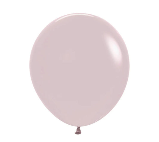 SEMPERTEX PASTEL DUSK ROSE 45CM LATEX BALLOONS (PACK OF 6)