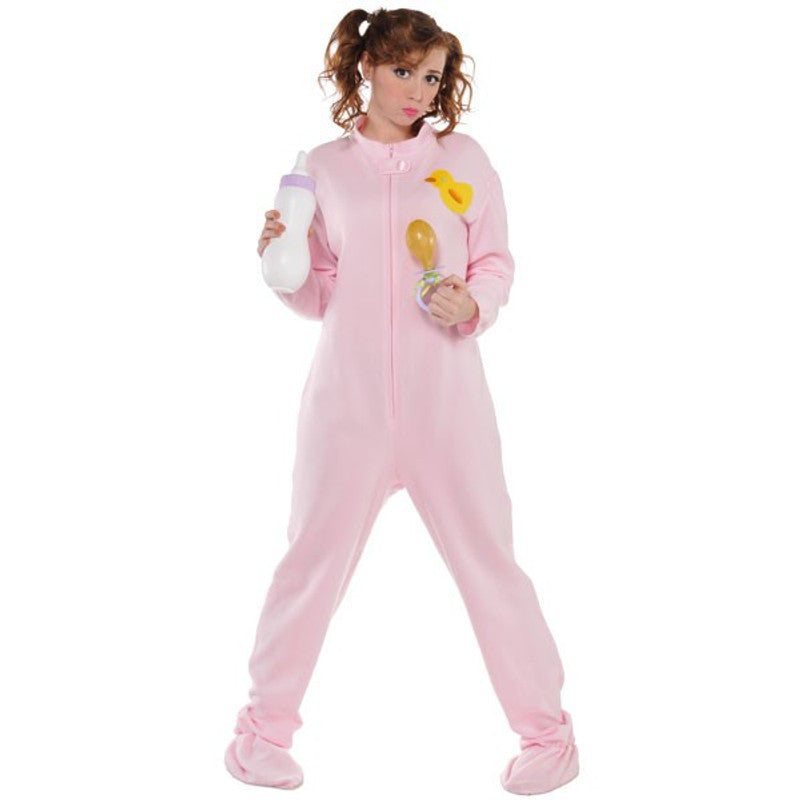 WOMANS PINK JAMMIES COSTUME