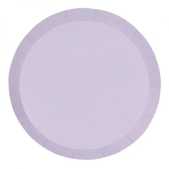 FS PASTEL LILAC PAPER DINNER PLATES (PACK OF 10)