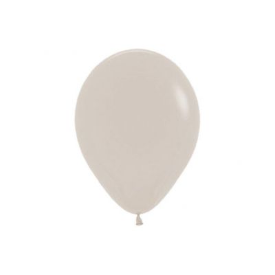 SEMPERTEX WHITE SAND 30CM LATEX BALLOONS (PACK OF 25)