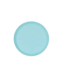 FS PASTEL BLUE PAPER SNACK PLATES (PACK OF 20)