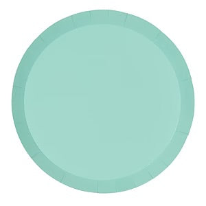 FS PASTEL MINT PAPER DINNER PLATES (PACK OF 10)