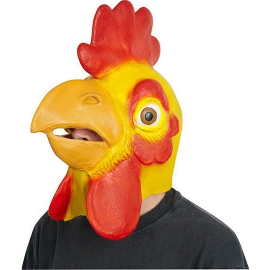 CHICKEN HEAD LATEX MASK