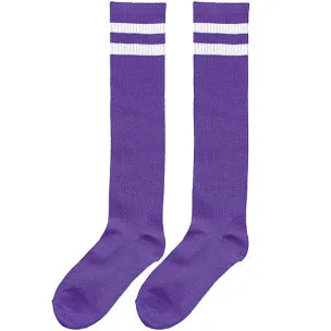 PURPLE KNEE HIGH SOCKS