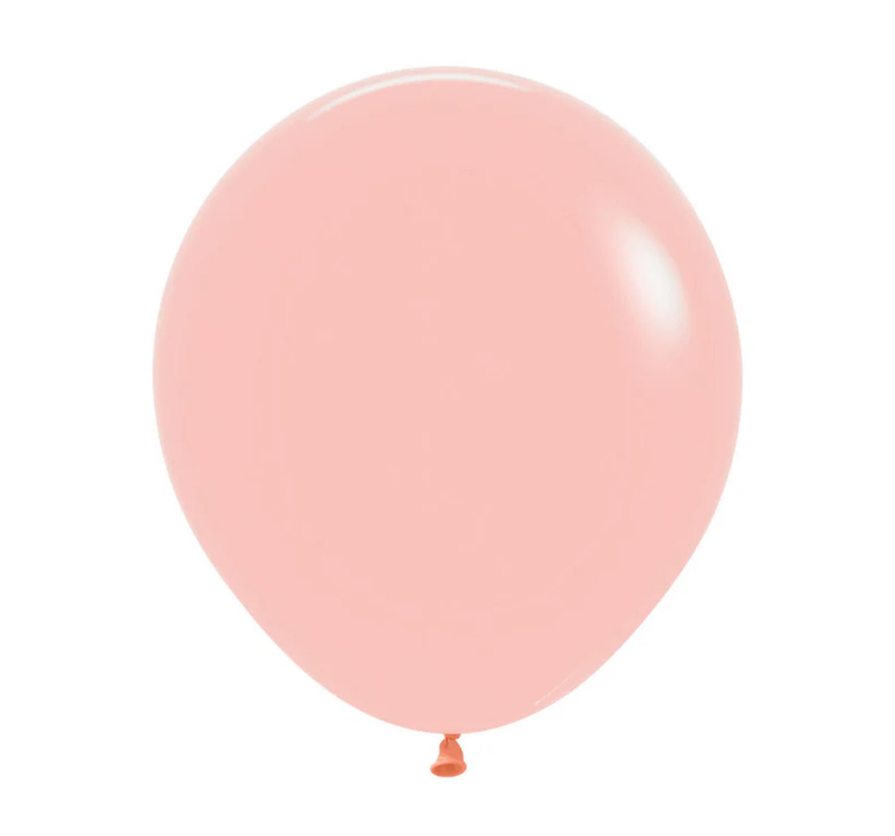 SEMPERTEX PASTEL MATTE MELON 45CM LATEX BALLOONS (PACK OF 6)