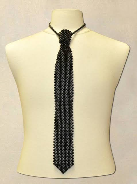 BLACK TIE NECKLACE