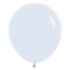 SEMPERTEX FASHION WHITE 45CM LATEX BALLOONS (PACK OF 6)