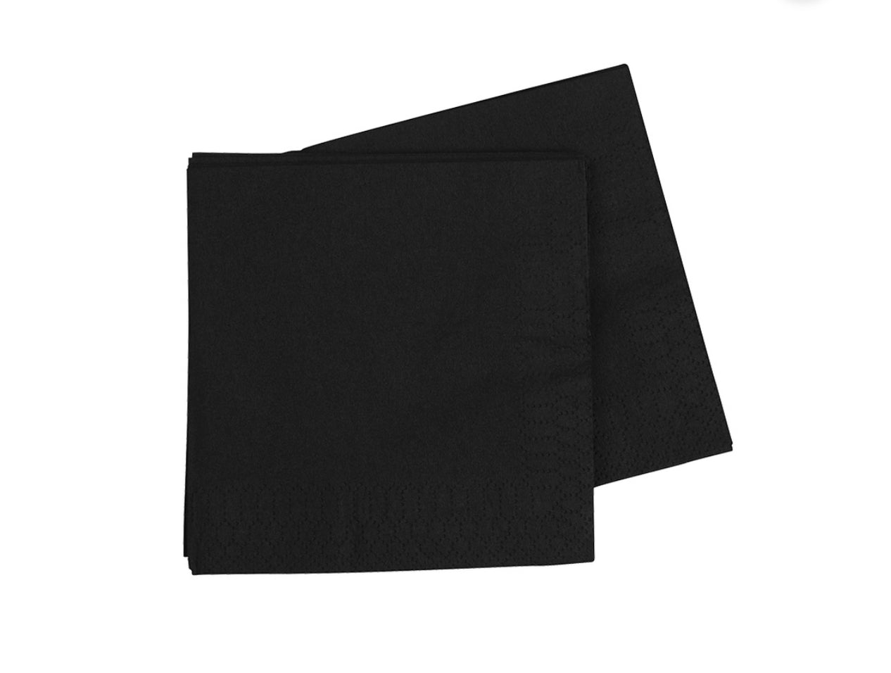 FS BLACK DINNER NAPKINS (PACK OF 40)