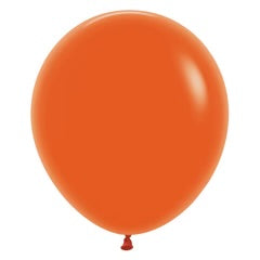 SEMPERTEX FASHION ORANGE 45CM LATEX BALLOONS (PACK OF 6)