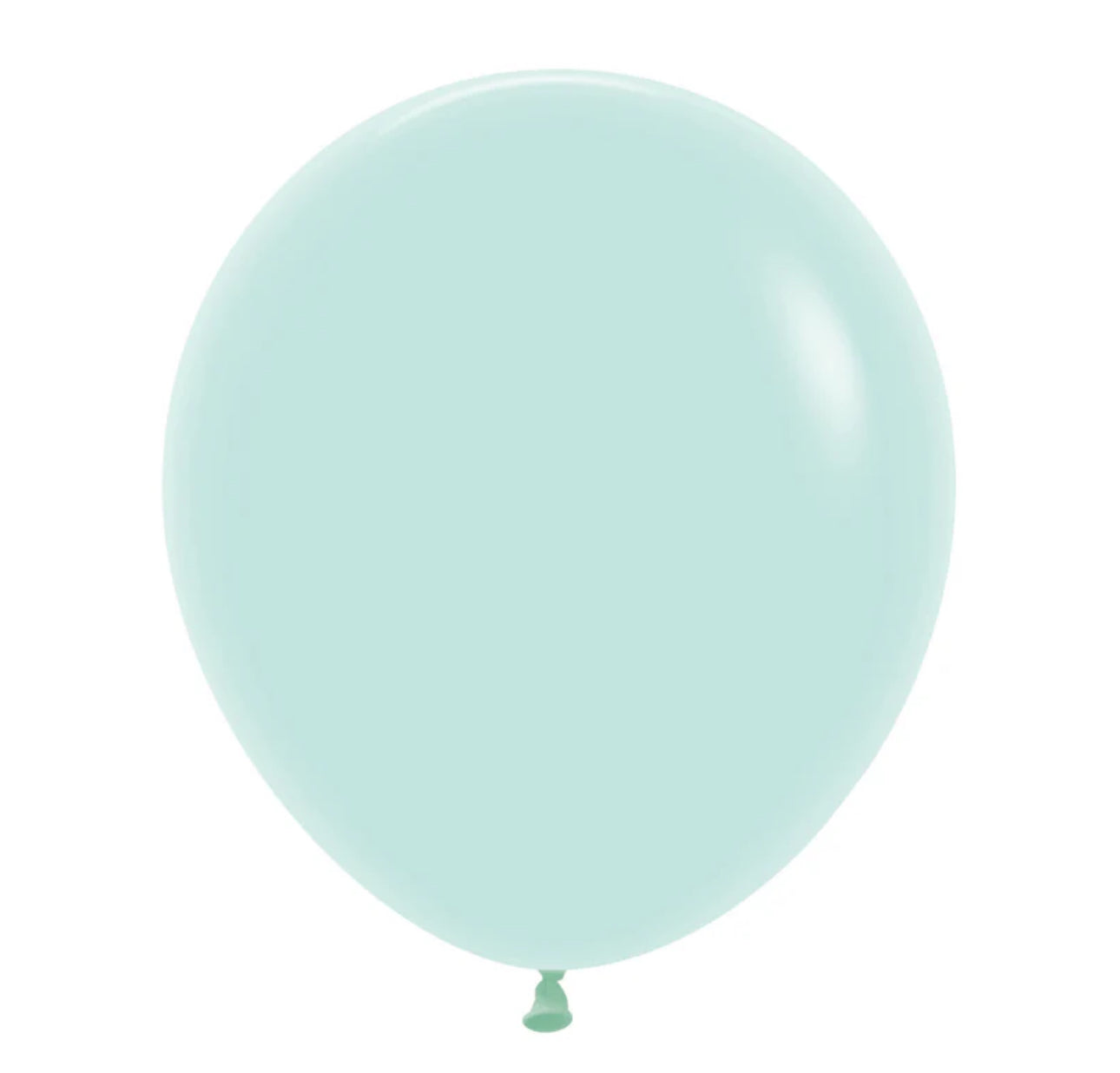 SEMPERTEX PASTEL MATTE GREEN 45CM LATEX BALLOONS (PACK OF 6)