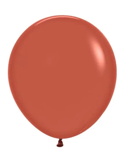 SEMPERTEX FASHION TERRACOTTA 45CM LATEX BALLOONS (PACK OF 6)