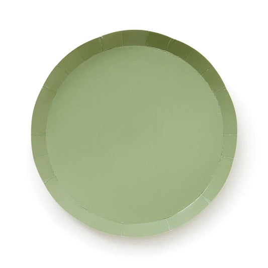 FS EUCALYPTUS 18CM SNACK PAPER PLATES (PACK OF 10)