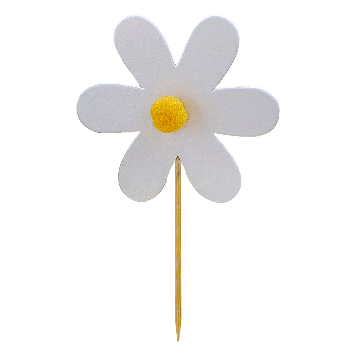 DAISY FLORAL CUPCAKE TOPPERS PK12