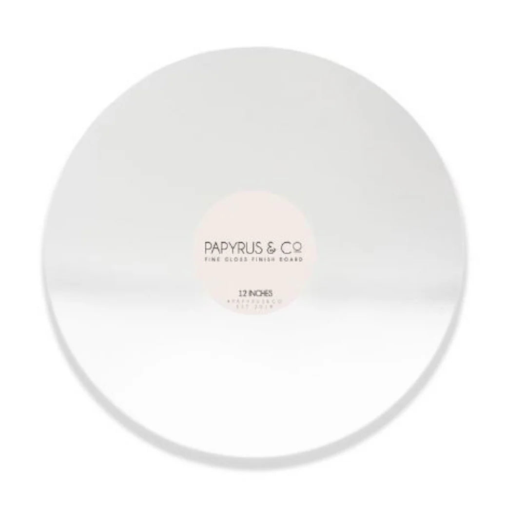 PAPYRUS & CO WHITE CAKE BOARD 12”