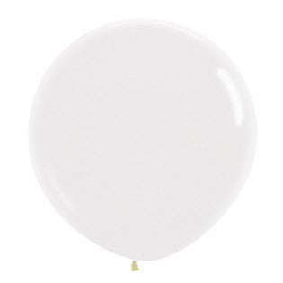 SEMPERTEX CRYSTAL CLEAR 45CM LATEX BALLOONS (PACK OF 6)