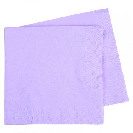 FS PASTEL LILAC DINNER NAPKINS (PACK OF 40)