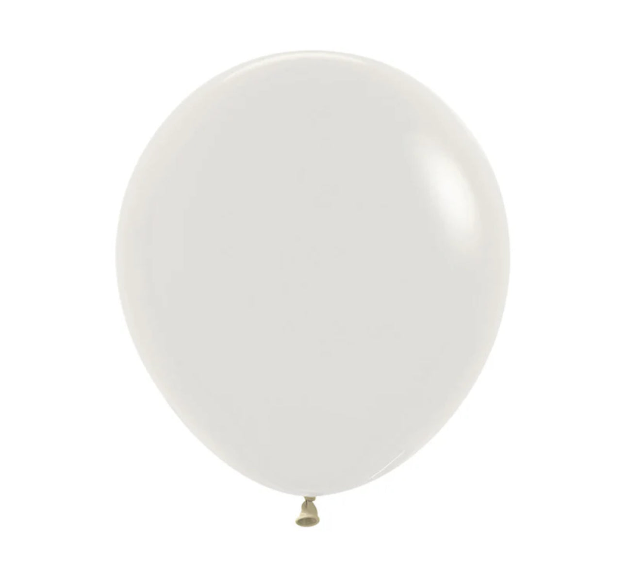 SEMPERTEX PASTEL DUSK CREAM 45CM LATEX BALLOONS (PACK OF 6)