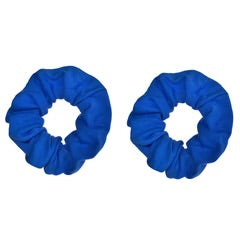 BLUE SCRUNCHIE (PACK OF 2)