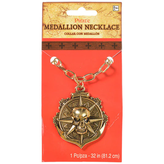 PIRATE MEDALLION NECKLACE