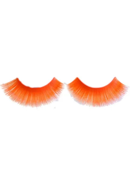 ORANGE TINSEL EYELASHES