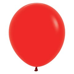 SEMPERTEX FASHION RED 45CM LATEX BALLOONS (PACK OF 6)