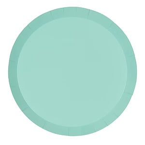 FS PASTEL MINT GREEN SNACK PAPER PLATE (PACK OF 20)
