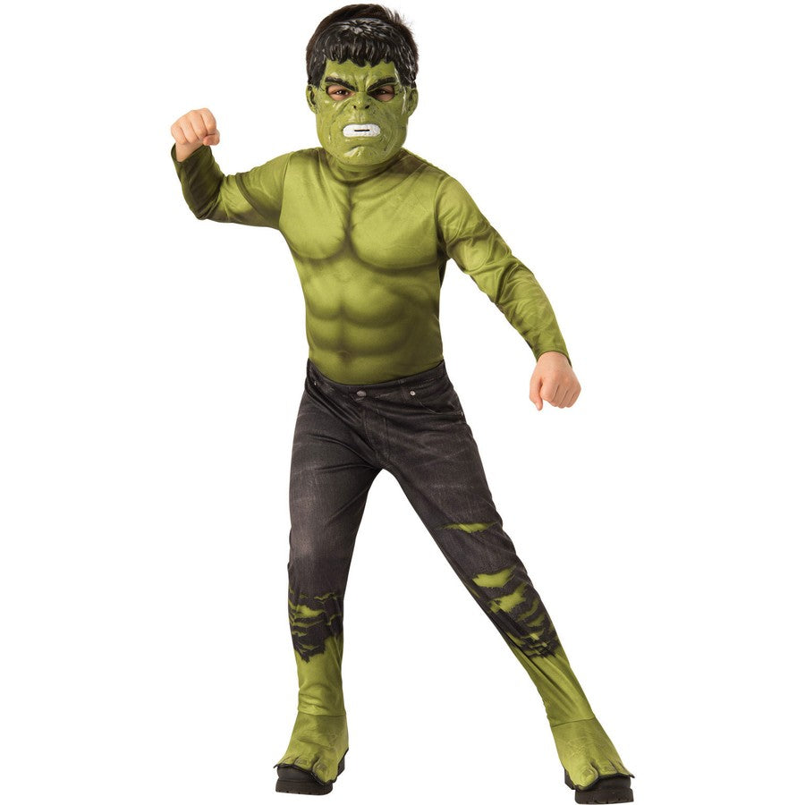 KIDS HULK COSTUME (SIZE MEDIUM)