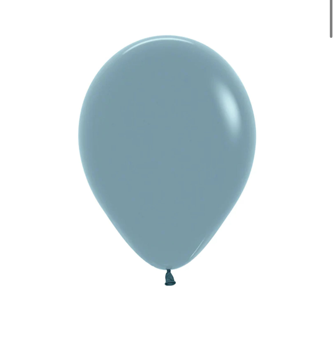 SEMPERTEX PASTEL DUSK BLUE 30CM LATEX BALLOONS (PACK OF 25)