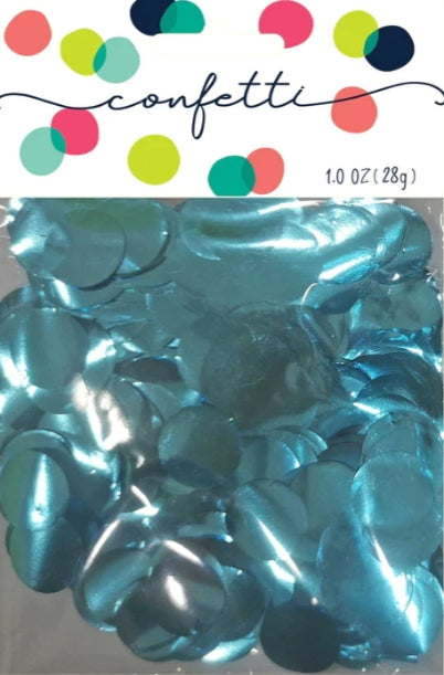 Confetti Circles Metallic Light Blue Foil 28g