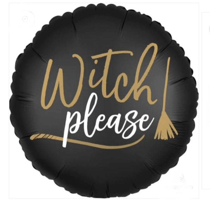 Witch Please Balloon 2Sided