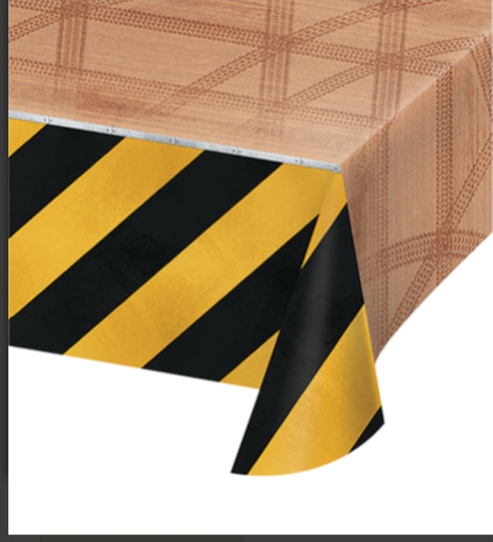 Big Dig Construction Tablecloth