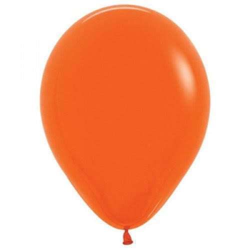 SEMPERTEX FASHION ORANGE 30CM LATEX BALLOONS (PACK OF 25)