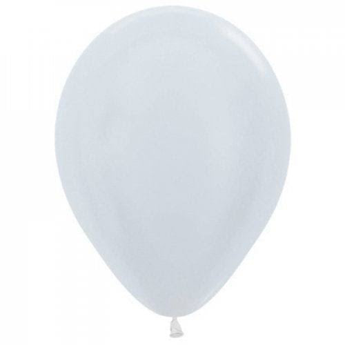 SEMPERTEX FASHION WHITE 30CM LATEX BALLOONS (PACK OF 25)